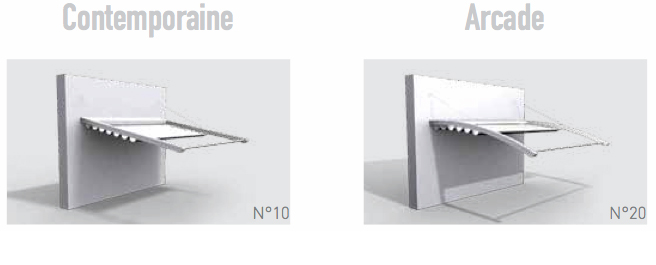 Structure de pergolas toile Contemporaine N° 10 & Arcade N°20