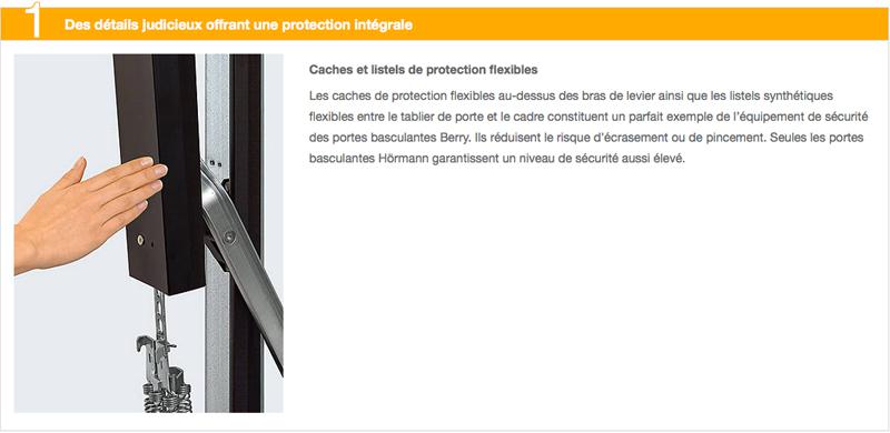 Portes de garage basculantes Berry - 1 - Des détails judicieux offrant une protection intégrale